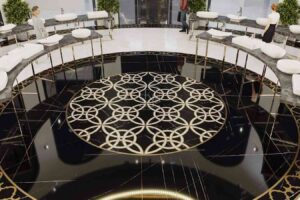 Black-GoldenMarbleInlayFlooring-StoneArtBySKL (1)